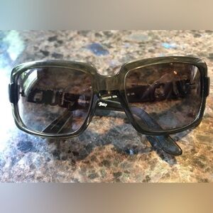 Y2k Juicy Couture Bling Black Sunglasses